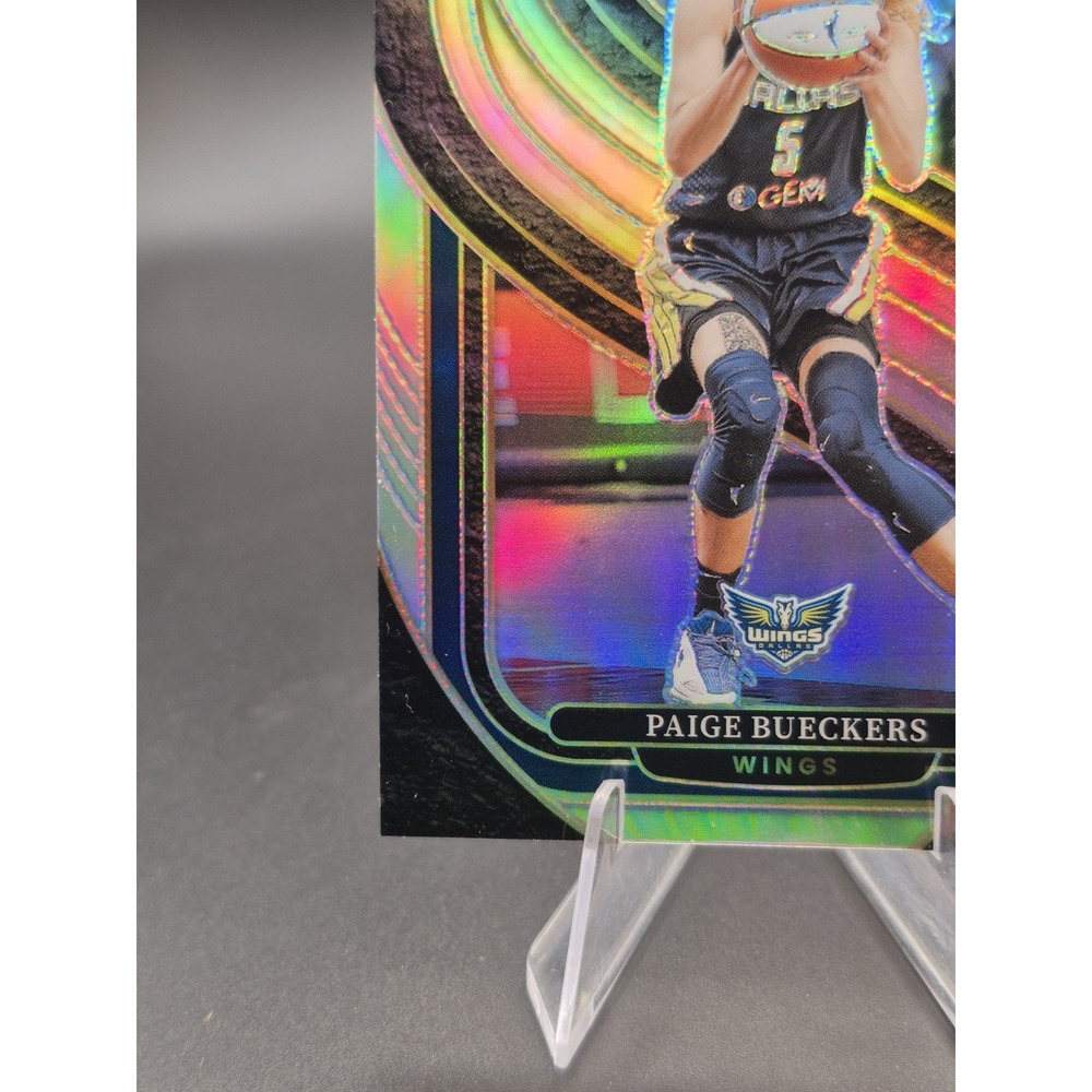 2025 Select WNBA Paige Buckers #118 Rookie Silver Prizm Premier Level (RC) Wings - Picture 6 of 10